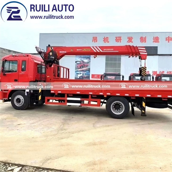 JAC 4*2 Telescopic Boom 7 Ton Truck Mounted Crane For Sale high quality