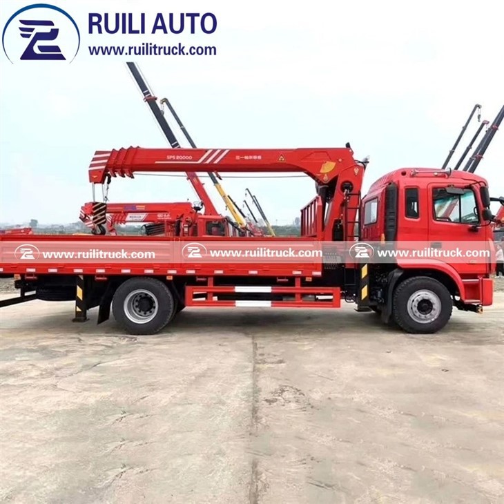 JAC 4*2 Telescopic Boom 7 Ton Truck Mounted Crane For Sale best