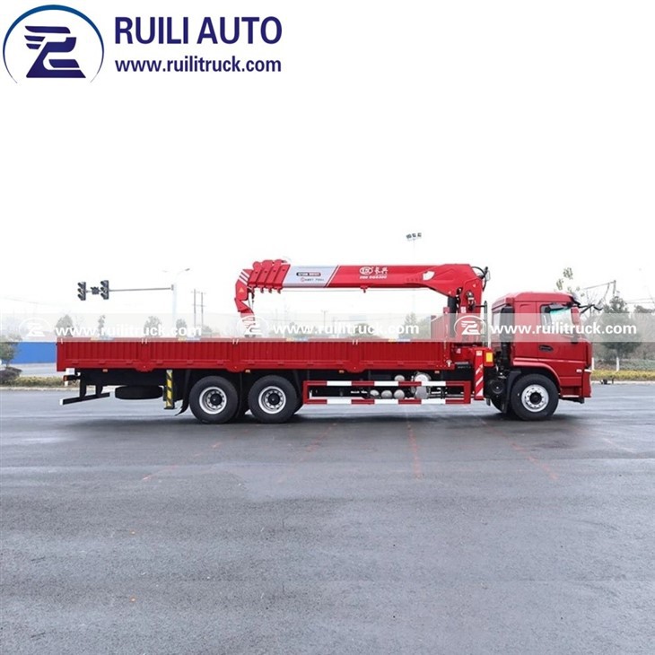 SHACMAN 21 Meter Telescopic Boom Truck Mounted Crane high quality